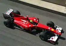 Photo de la Ferrari F10 de Massa à Monza