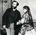 Le duc Philippe de Wurtemberg et l'archiduchesse Marie-Thérèse en 1867.