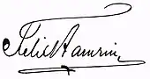 signature de Felix Hamrin