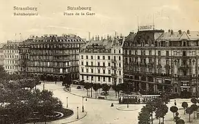 Place de la Gare, 1914.