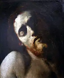 Tête de Christ mort, musée des beaux-arts de Dijon.