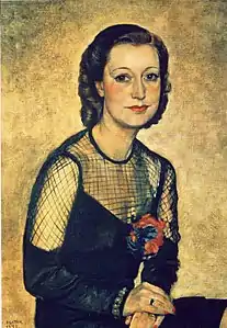 Portrait de Mme Étienne, 1940.
