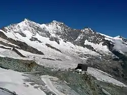 Sommet du Felskinn, terminus de l'Alpin Express.