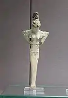 Figurine reptilienne de la période d'Obeïd, Ur (Mésopotamie), actuel Irak.