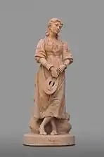 Jeune femme à la mandoline