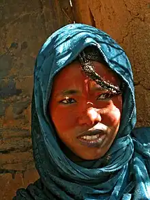 Jeune femme de Timia, au Niger.