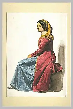 Femme de Procida assise, Paris, musée du Louvre.