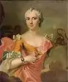 Portrait de femme travestie en Hébé (1753)