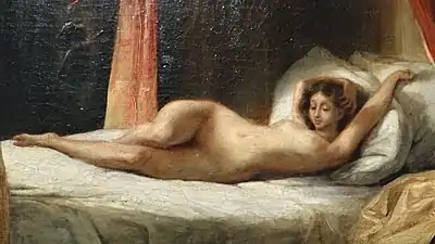 Eugène Delacroix,Femme nue couchée et son valet, dit aussi odalisque, (1826)-(1829) Zurich, collection particulière, Courtesy of Art Cueillar-Nathan