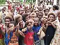 Écoliers des îles Salomon.