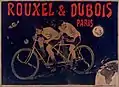 Affiche pour les cycles Rouxel et Dubois, 1895.