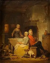 La bénédiction de la maison, 1850.