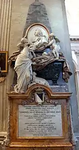 Monument funéraire à Alessandro Gregorio Capponi (1746), Rome, église San Giovanni Battista dei Fiorentini.