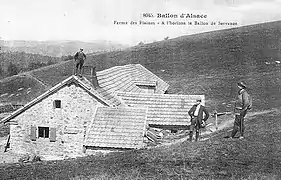 La ferme des Plaines versant sud.