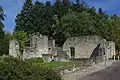 Ruines de la ferme de Viombois (vue générale).