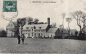 Ferme de Beaumer, entre Hautebut et Brutelles