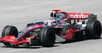 Fernando Alonso au volant de la McLaren MP4-22 au Grand Prix de Monaco 2007.