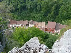 Vue du village depuis le château.