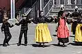 Le cercle celtique de Pluguffan au Festival de Cornouaille 2016 (spectacle donné par les enfants).