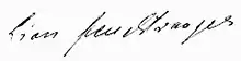 signature de Lion Feuchtwanger