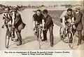 Ludovic Feuillet, Émile Delage & Victor Dupré dans une série du Championnat de France de vitesse 1910