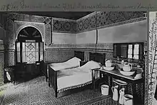 Une chambre du Palais Jamäi, reconverti en hôtel.