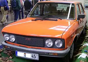 Une Fiat 132 troisième série