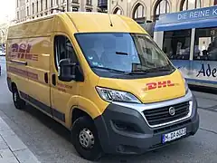 Fiat Ducato fourgon de distribution DHL