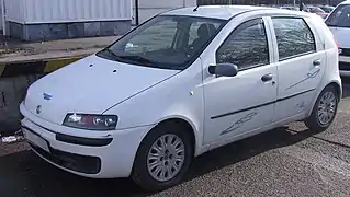 Fiat punto 2, 5 portes.