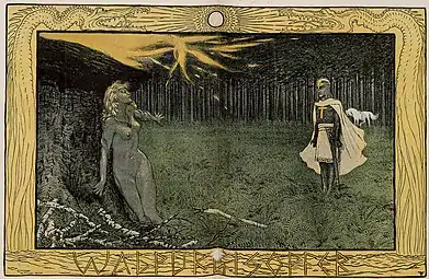 Illustration pour la revue Jugend, 1897.