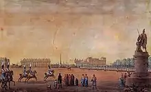 Le Champ de Mars à Saint-Pétersbourg, 1801