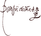 signature de Juan de Oñate