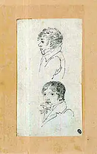 Figures au naturel, dessin, Paris, École nationale supérieure des beaux-arts.