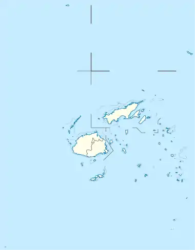 Carte des aéroports des Fidji
