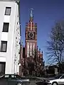 Vue actuelle de l'église à Kaliningrad