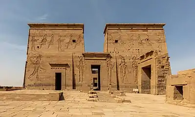 Le temple d'Isis à Assouan.