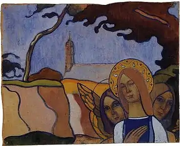 La Vierge et deux anges (vers 1895), localisation inconnue.
