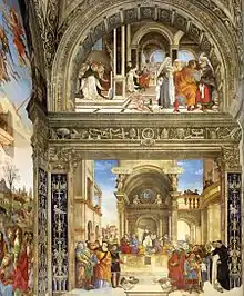 Chapelle Carafa. Saint Thomas triomphant des hérétiques, de Filippino Lippi.