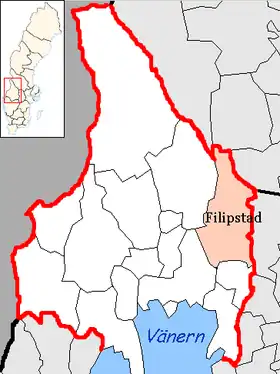 Localisation de Filipstad