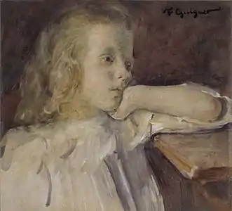 Fillette (vers 1900-1910), Saint-Denis de La Réunion, musée Léon-Dierx.