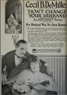 Film Daily 1919 Cecil B DeMille Don't Change Your Husband