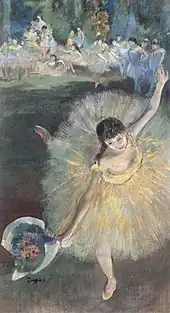 Rosita Mauri peinte par Degas (1877)