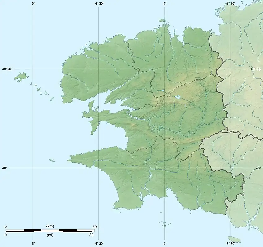 voir sur la carte du Finistère