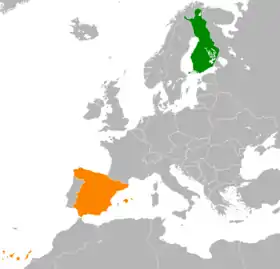 Espagne et Finlande