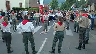 feu de la Saint-Jean édition 2015, les conscrits