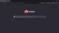 Firefox 112 sous Ubuntu (2023). Thème sombre.