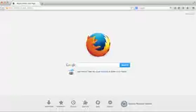Firefox 30 sous OS X Mavericks.