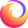 1er logo de la gamme Firefox, depuis la mi-2019