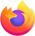 Logo actuel de Mozilla Firefox.