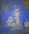 Carte de l'Angleterre d'Ignazio Danti